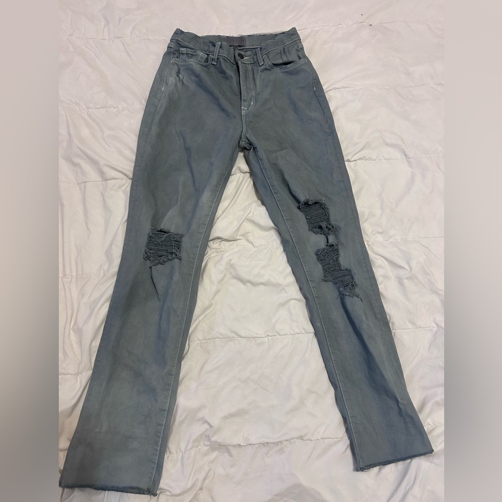Current/Elliot C/E Distressed Boyfriend Jean in Gray- Size 27